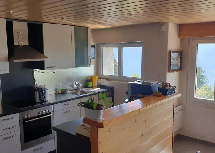 木屋 La Louise Avec Vue Imprenable 克莱恩 蒙塔纳