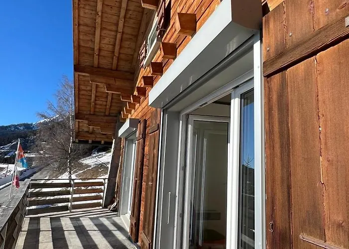 شاليه La Louise Avec Vue Imprenable كرانز مونتانا