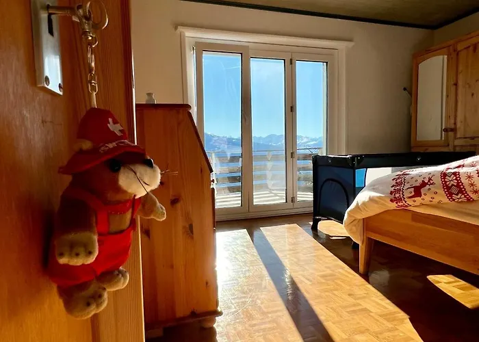 شاليه La Louise Avec Vue Imprenable كرانز مونتانا