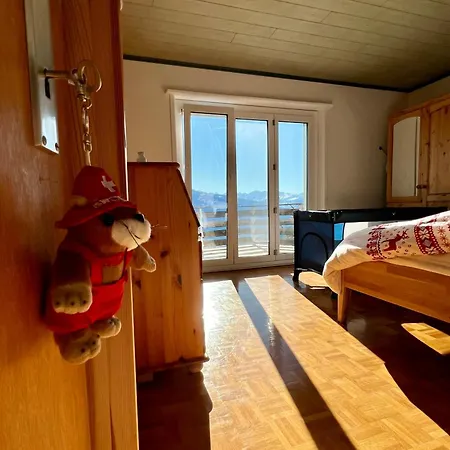 Alpesi faház La Louise Avec Vue Imprenable Crans-Montana